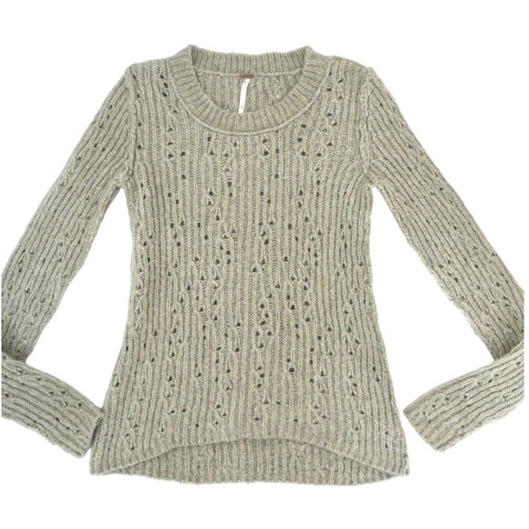 FREE PEOPLE Shrunken Vapor pullover sweater sz XS - Picture 4 of 5